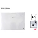 Carpeta Sobre con Botón Transparente A3 - MP
