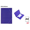 Carpeta Azul con Solapa Tamaño A4 - MP