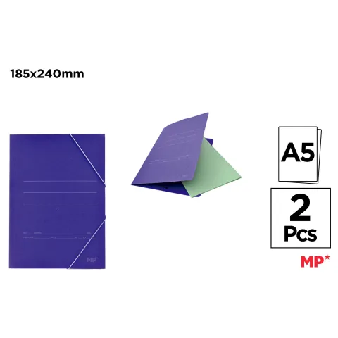 Carpeta Azul sin Solapa Tamaño A5 - MP