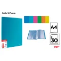 Carpeta 30 fundas A4 tapa fluorescente - MP