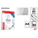 Carpeta 30 fundas A4 con goma transparente - MP