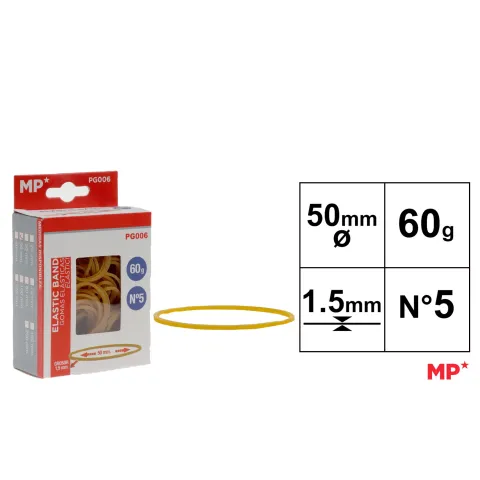 Gomas elásticas 60g 50x1.5mm N5 - MP