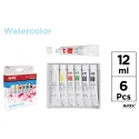 Set de 6 Tubos de Pintura Acuarela - MP