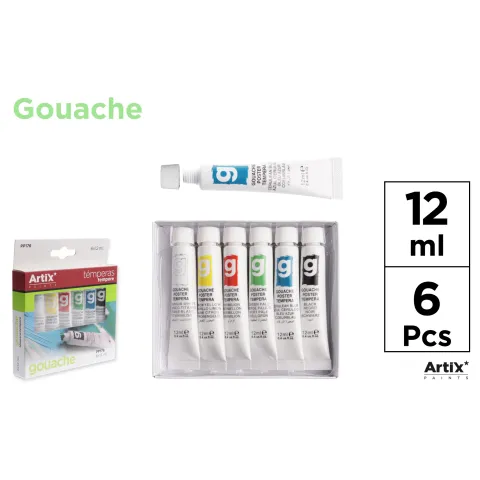 Tempera 6 tubos - MP