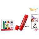 Tempera Sólida 6 unidades - MP