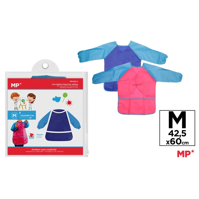 Delantal "M" pintura infantil impermeable - MP