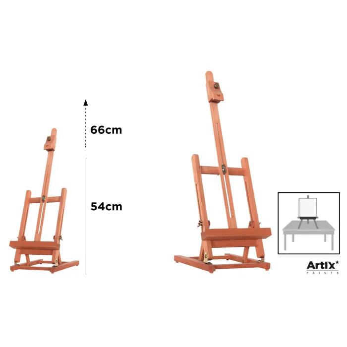 Caballete de Sobremesa Ajustable 20x24x54/66 cm - MP