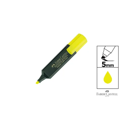 Marcador fluorescente de 5mm - Faber Castell