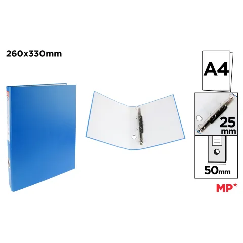 Carpeta de cartón folio de 4 anillas - MP