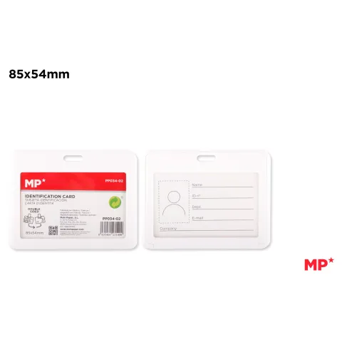 Tarjeta de identificación horizontal - MP