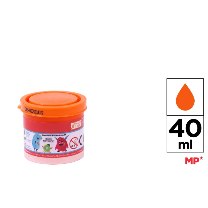 Témpera, 40 ml, Naranja