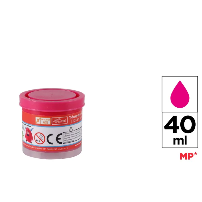 Témpera, 40 ml, Magenta