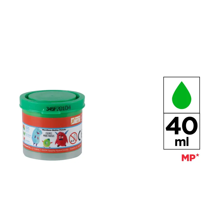 Témpera, 40 ml, Verde claro