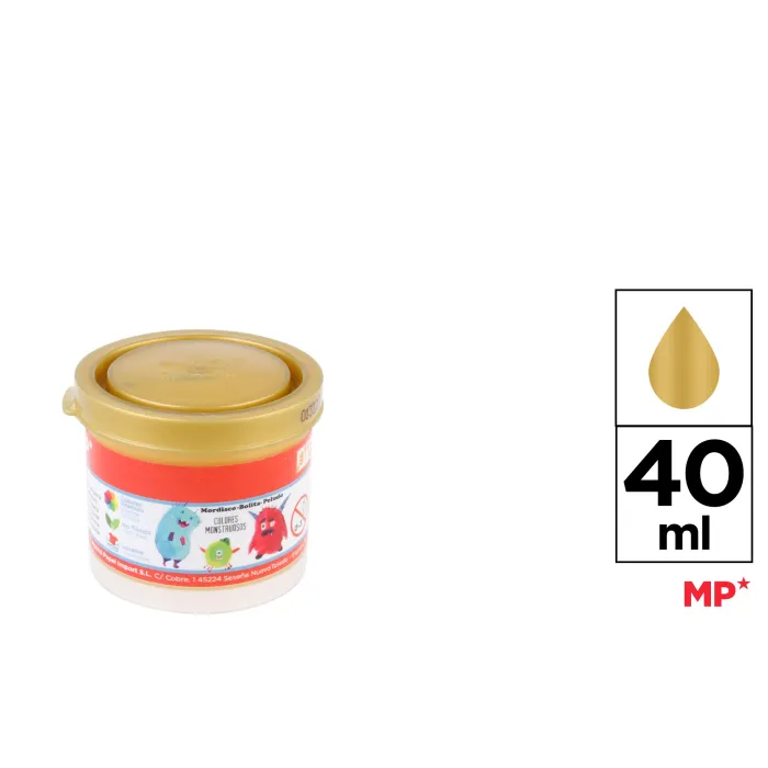 Témpera, 40 ml, Oro