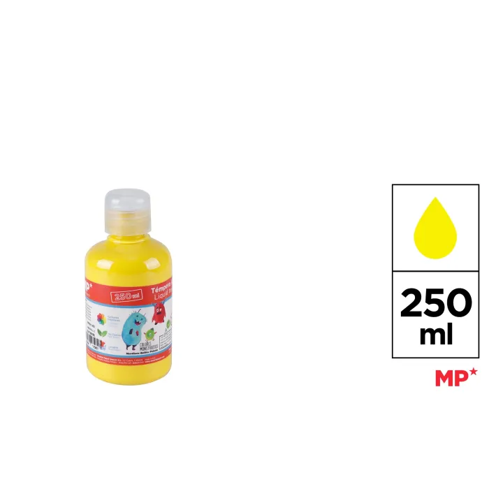 Témpera, 250 ml, Amarillo