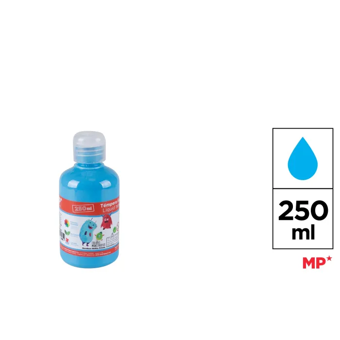 Témpera, 250 ml, Cian