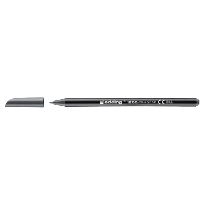 Rotulador 1200 - Edding, 12 gris