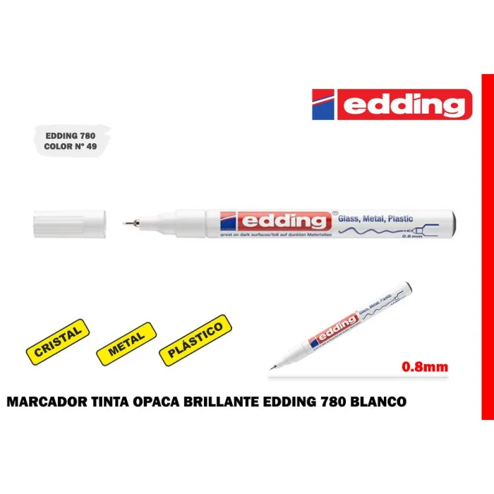 Marcador de Tinta Opaca 780 Edding