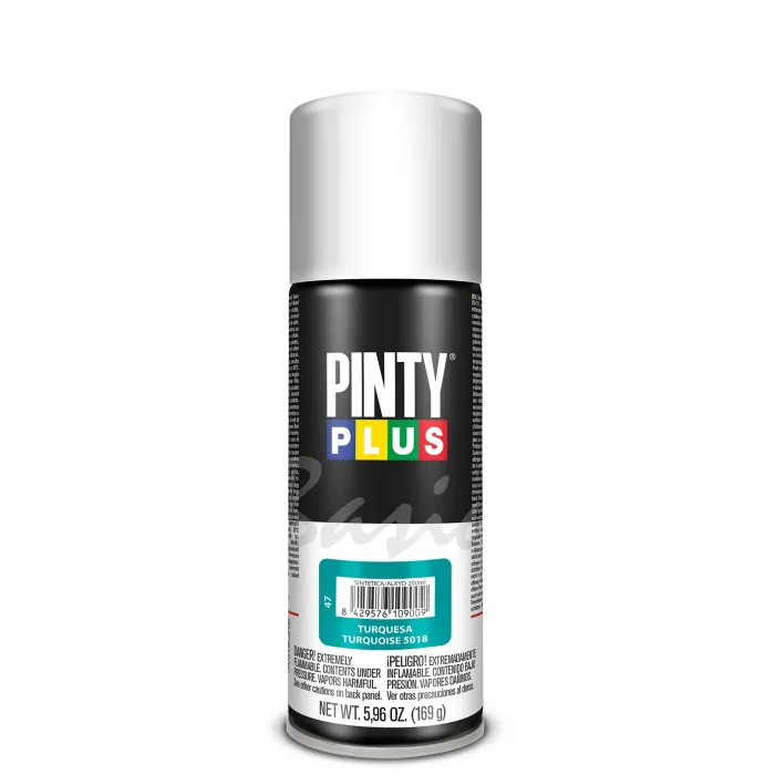 Spray Pintyplus Basic brillante y satinado, 200 ml, Turquesa 5018