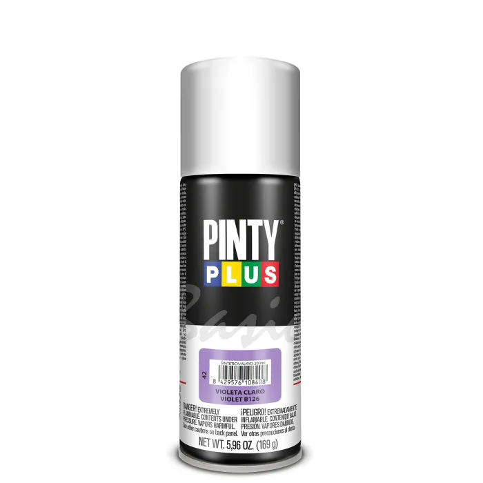 Spray Pintyplus Basic brillante y satinado, 200 ml, Violeta claro B126
