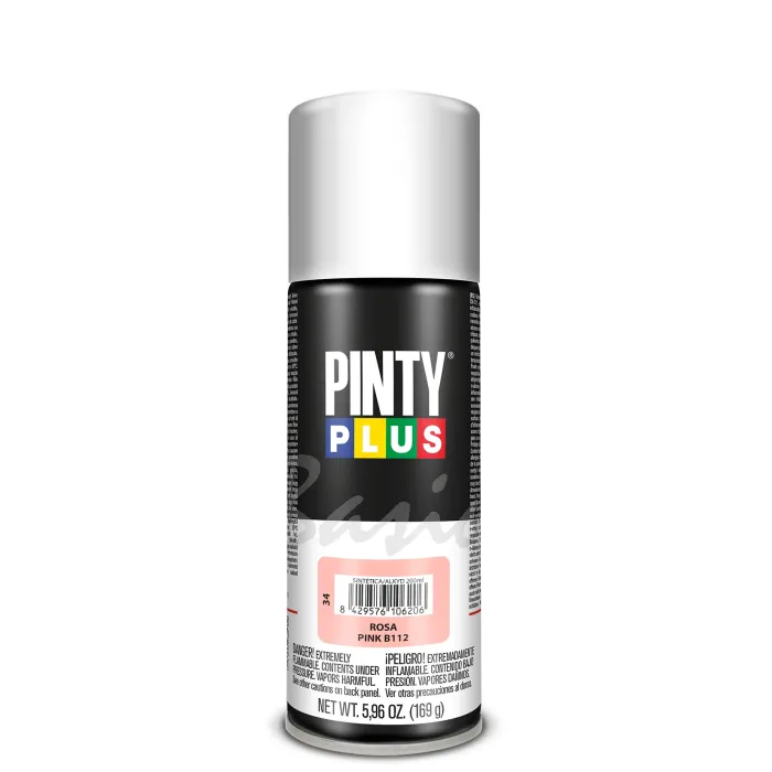 Spray Pintyplus Basic brillante y satinado, 200 ml, Rosa B112