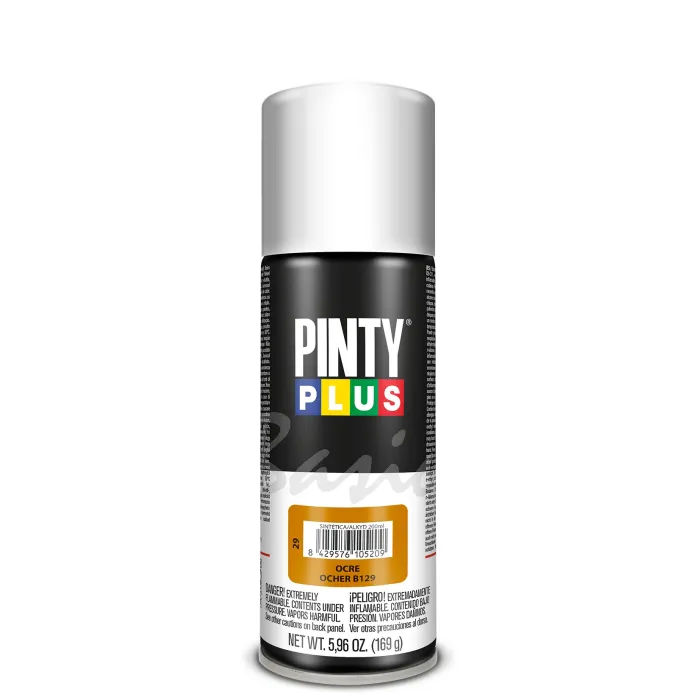 Spray Pintyplus Basic brillante y satinado, 200 ml, Ocre B129