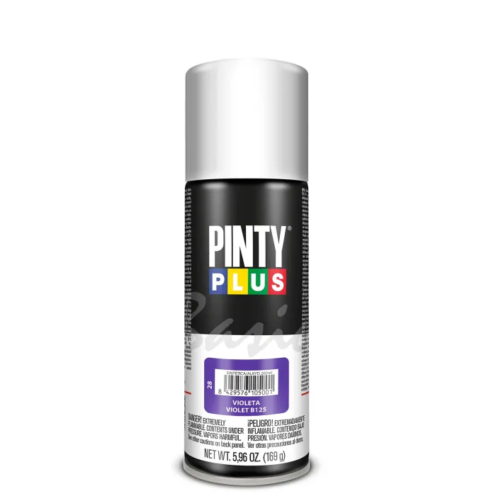 Spray Pintyplus Basic brillante y satinado, 200 ml, Violeta B125