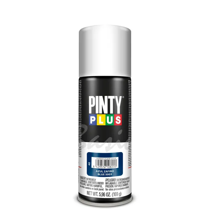 Spray Pintyplus Basic brillante y satinado, 200 ml, Azul zafiro 5003