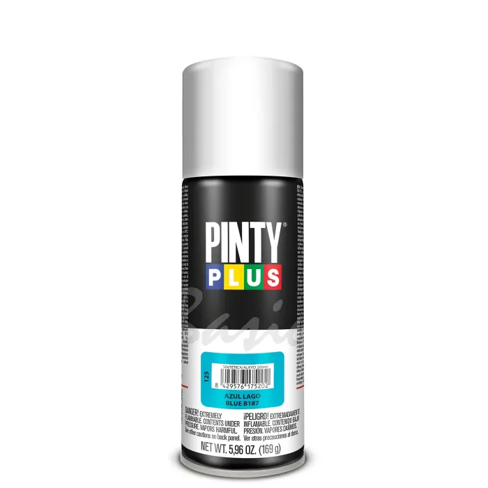Spray Pintyplus Basic brillante y satinado, 200 ml, Azul lago B187