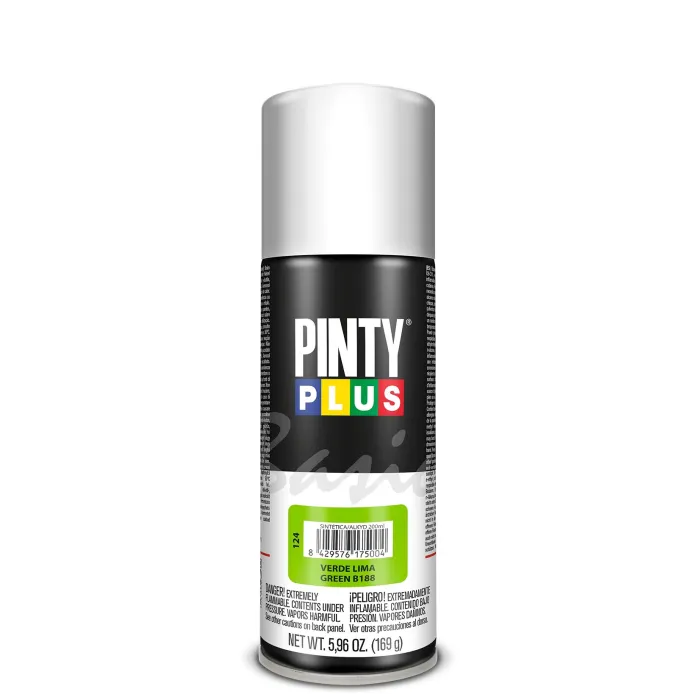 Spray Pintyplus Basic brillante y satinado, 200 ml, Verde lima B188
