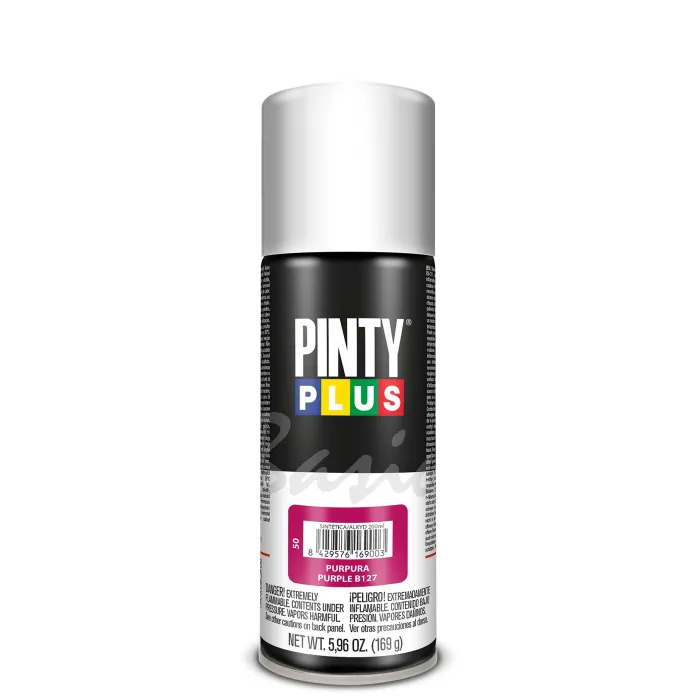 Spray Pintyplus Basic brillante y satinado, 200 ml, Púrpura B127