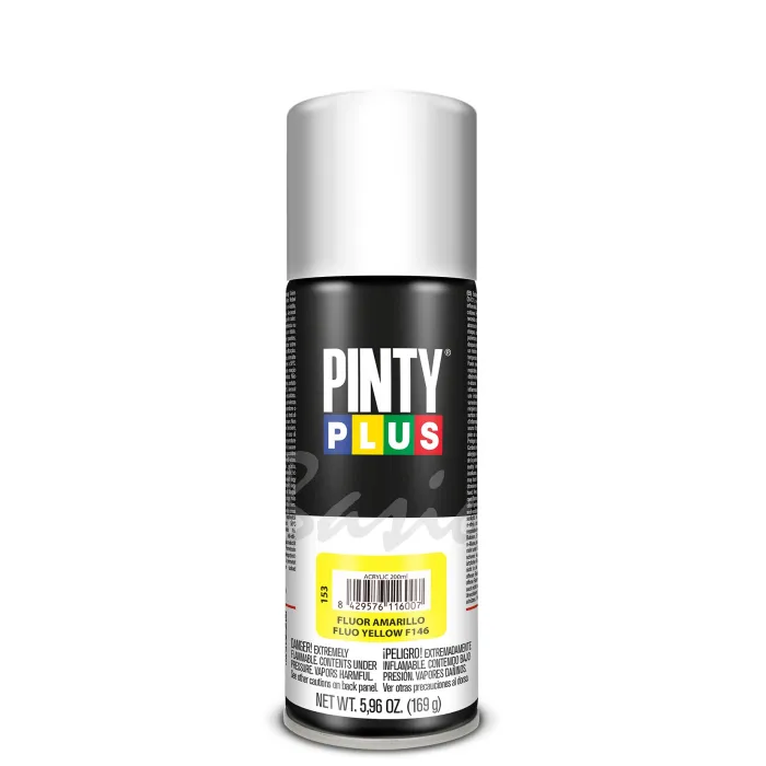 Spray Pintyplus Basic fluorescente, 200 ml, Amarillo F146