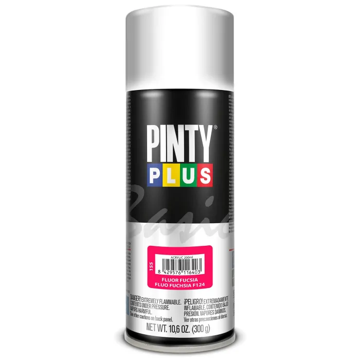 Spray Pintyplus Basic fluorescente, 400 ml, Fucsia F124