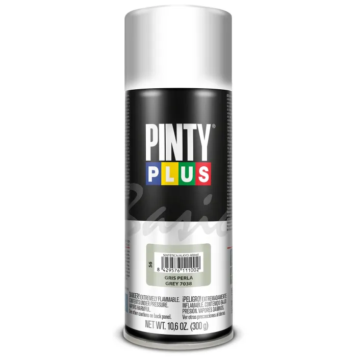 Spray Pintyplus Basic brillante y satinado, 400 ml, Gris perla 7038