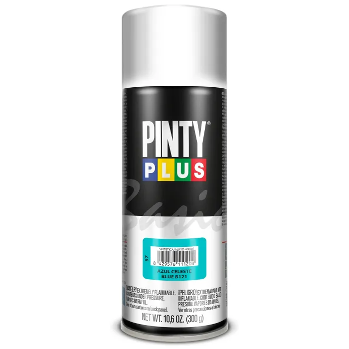 Spray Pintyplus Basic brillante y satinado, 400 ml, Azul celeste B121