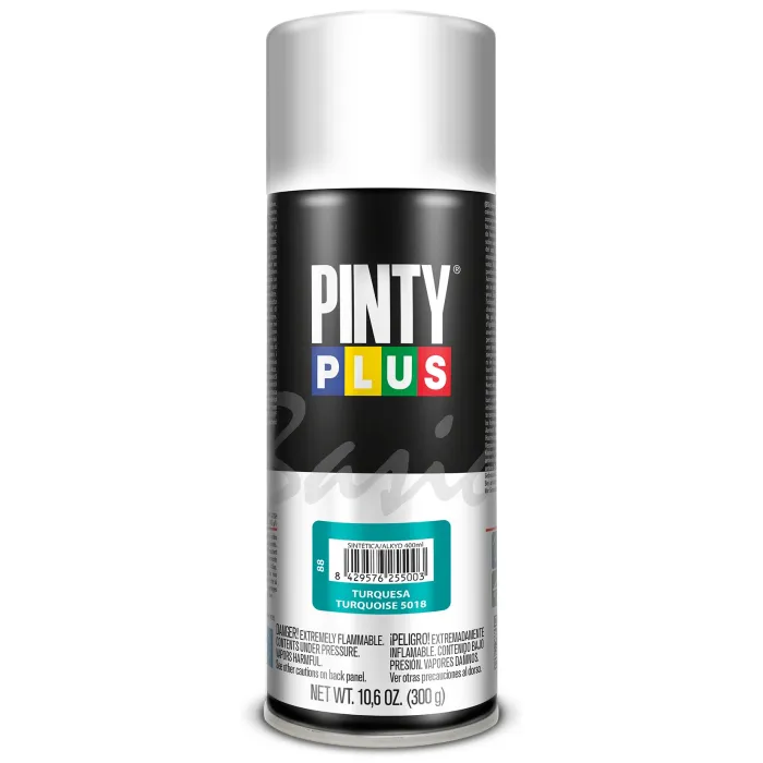 Spray Pintyplus Basic brillante y satinado, 400 ml, Turquesa 5018