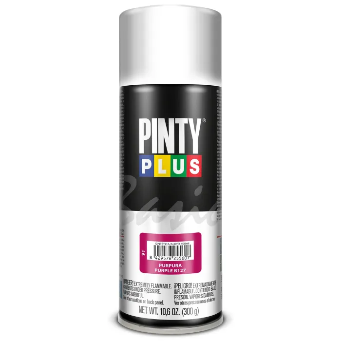 Spray Pintyplus Basic brillante y satinado, 400 ml, Púrpura B127