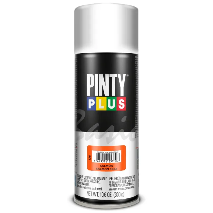 Spray Pintyplus Basic brillante y satinado, 400 ml, Salmón 3022