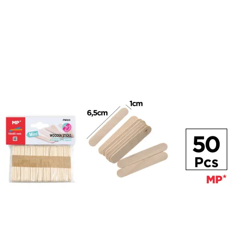 Palos de Madera de 10×65mm 50pcs - MP