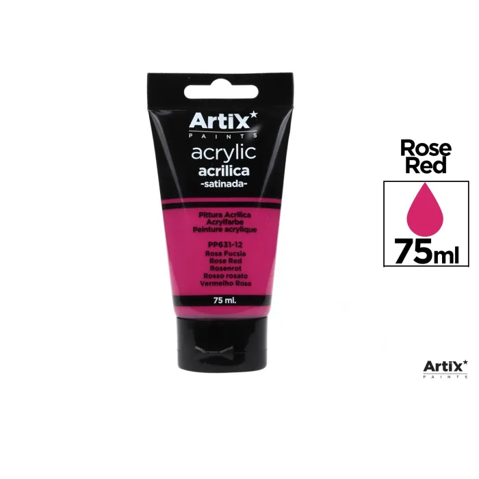 Pintura acrílica, 75 ml, Rosa fucsia