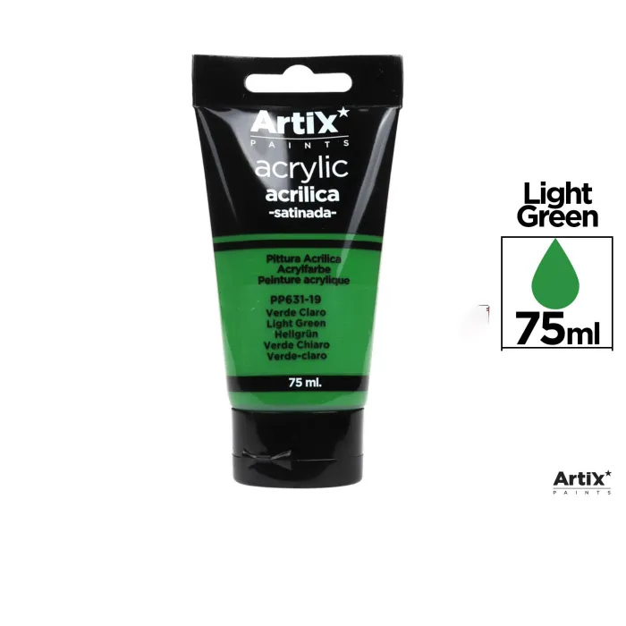 Pintura acrílica, 75 ml, Verde claro