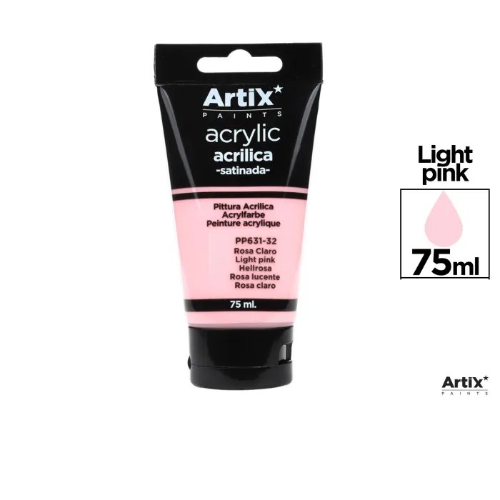 Pintura acrílica, 75 ml, Rosa claro