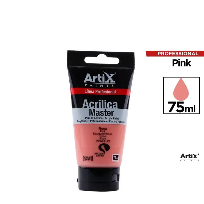 Pintura acrílica Expert, 75 ml, Rosa