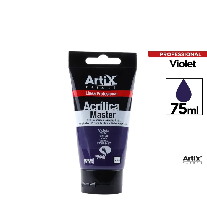 Pintura acrílica Expert, 75 ml, Violeta