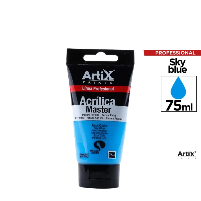 Pintura acrílica Expert, 75 ml, Azul cielo