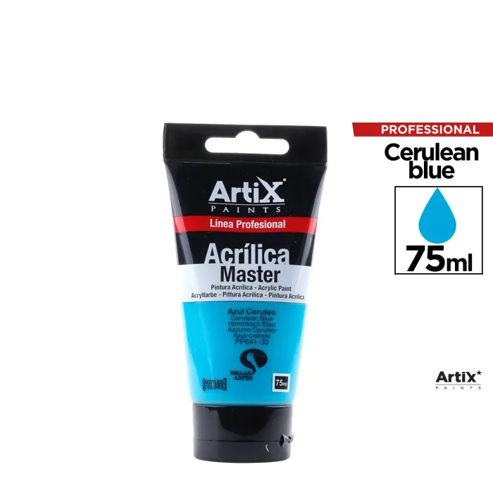 Pintura acrílica Expert, 75 ml, Azul celeste
