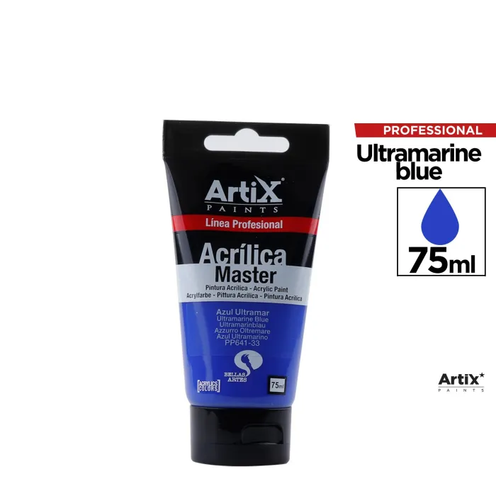 Pintura acrílica Expert, 75 ml, Azul ultramar