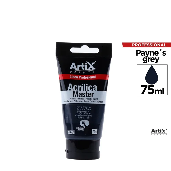 Pintura acrílica Expert, 75 ml, Gris de Payne