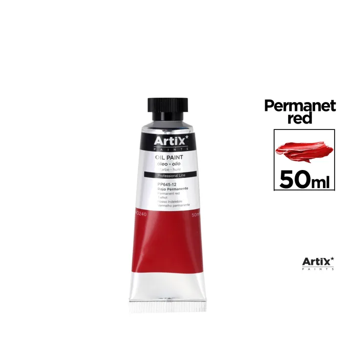 Óleo Expert, 50 ml, Rojo permanente