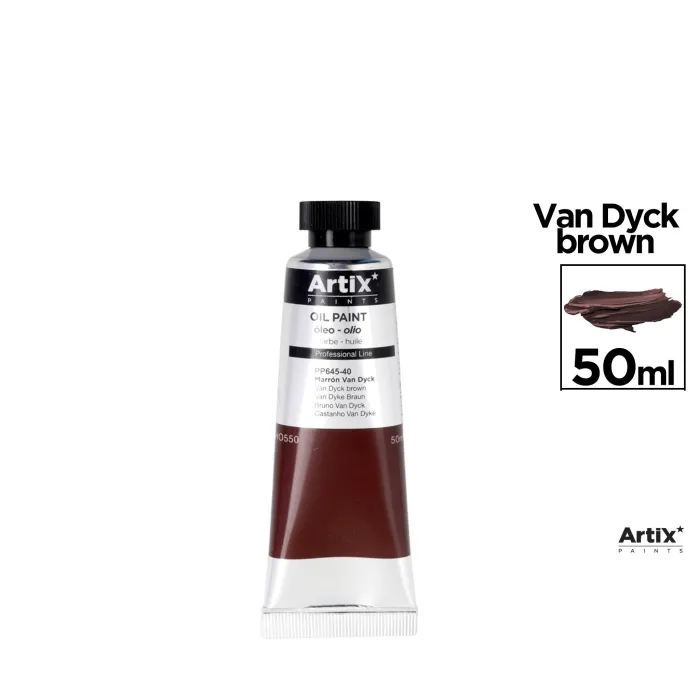 Óleo Expert, 50 ml, Marrón Van Dyck